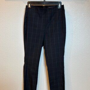 Rag & Bone Navy Plaid Dress Pant